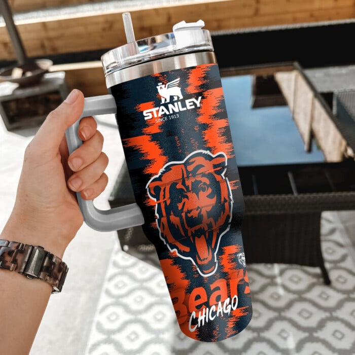 NFL Chicago Bears Custom Stanley Cup 40 oz 30 oz Tumbler With Handle