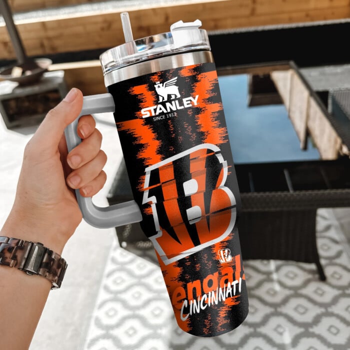 NFL Cincinnati Bengals Custom Stanley Cup 40 oz 30 oz Tumbler With Handle