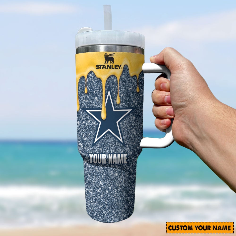 NFL Dallas Cowboys Custom Stanley Cup 40 oz 30 oz Tumbler With Handle