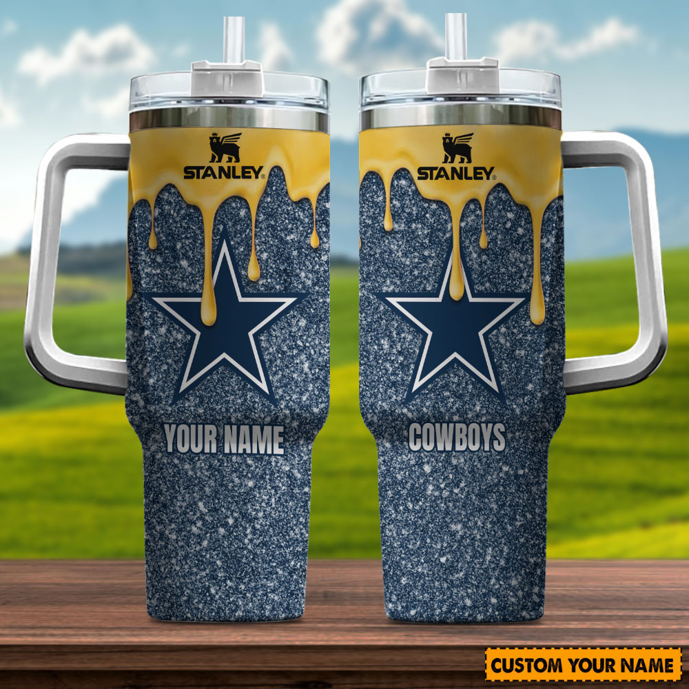 NFL Dallas Cowboys Custom Stanley Cup 40 oz 30 oz Tumbler With Handle