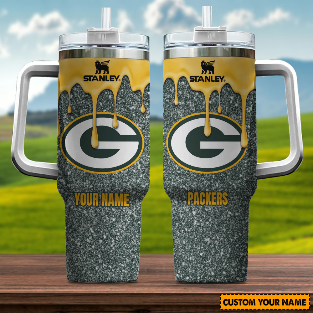 NFL Green Bay Packers Custom Stanley Cup 40 oz 30 oz Tumbler With Handle