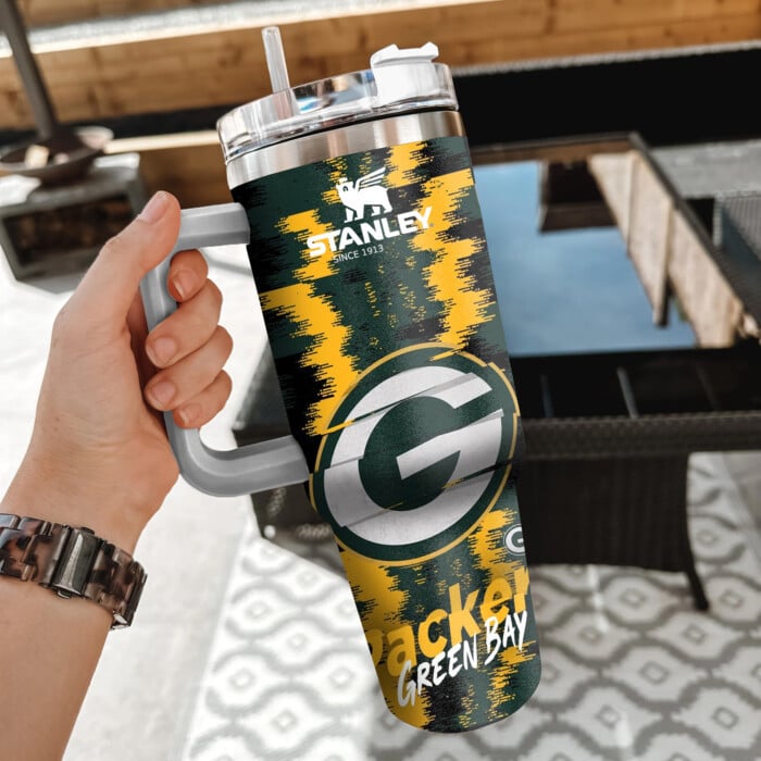 NFL Green Bay Packers Custom Stanley Cup 40 oz 30 oz Tumbler With Handle