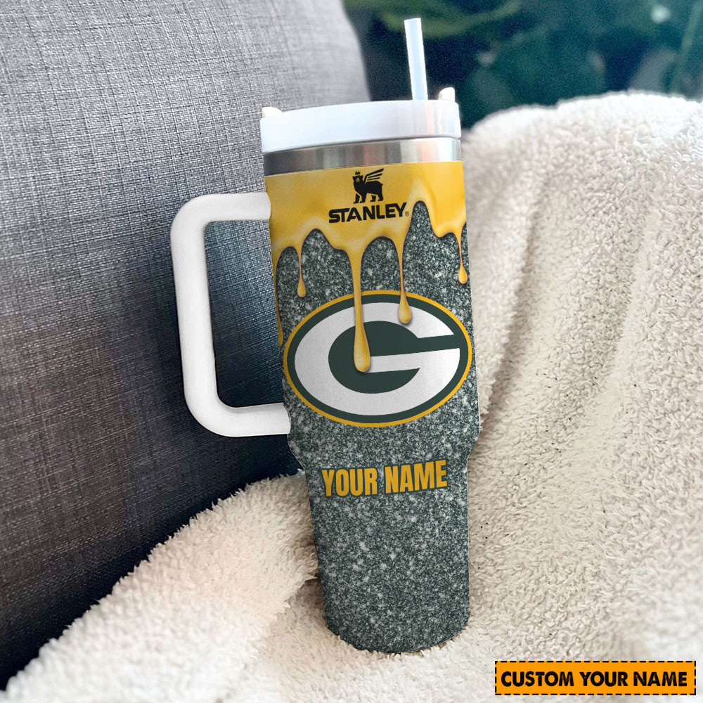 NFL Green Bay Packers Custom Stanley Cup 40 oz 30 oz Tumbler With Handle