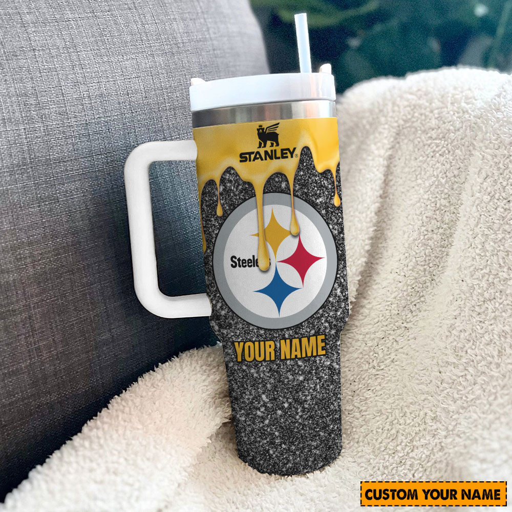 NFL Pittsburgh Steelers Custom Stanley Cup 40 oz 30 oz Tumbler With Handle