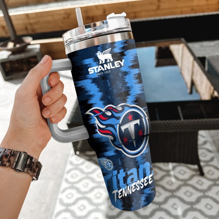 NFL Tennessee Titans Custom Stanley Cup 40 oz 30 oz Tumbler With Handle