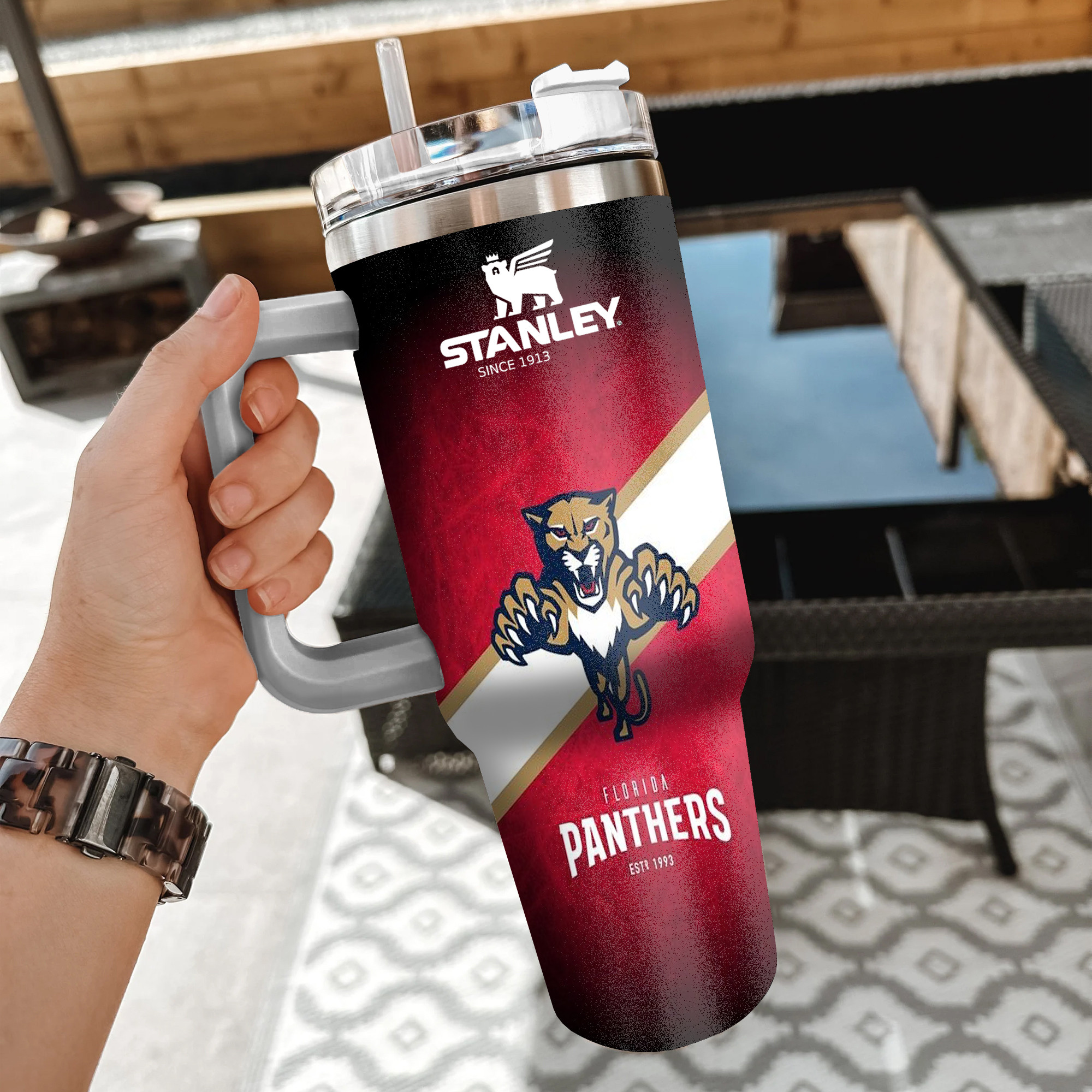 NHL Florida Panthers Custom Stanley Cup 40 oz 30 oz Tumbler With Handle