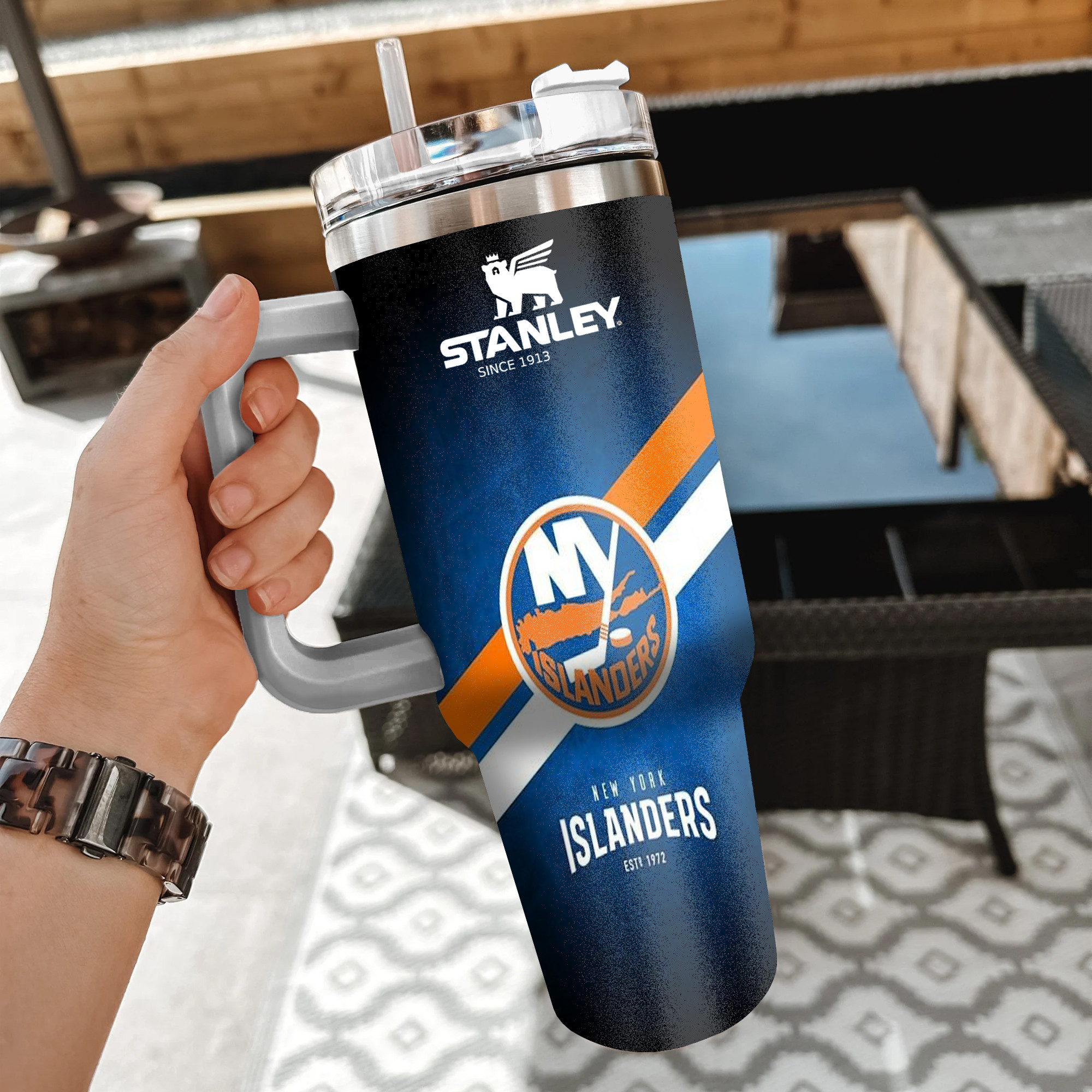 NHL New York Islanders Custom Stanley Cup 40 oz 30 oz Tumbler With Handle