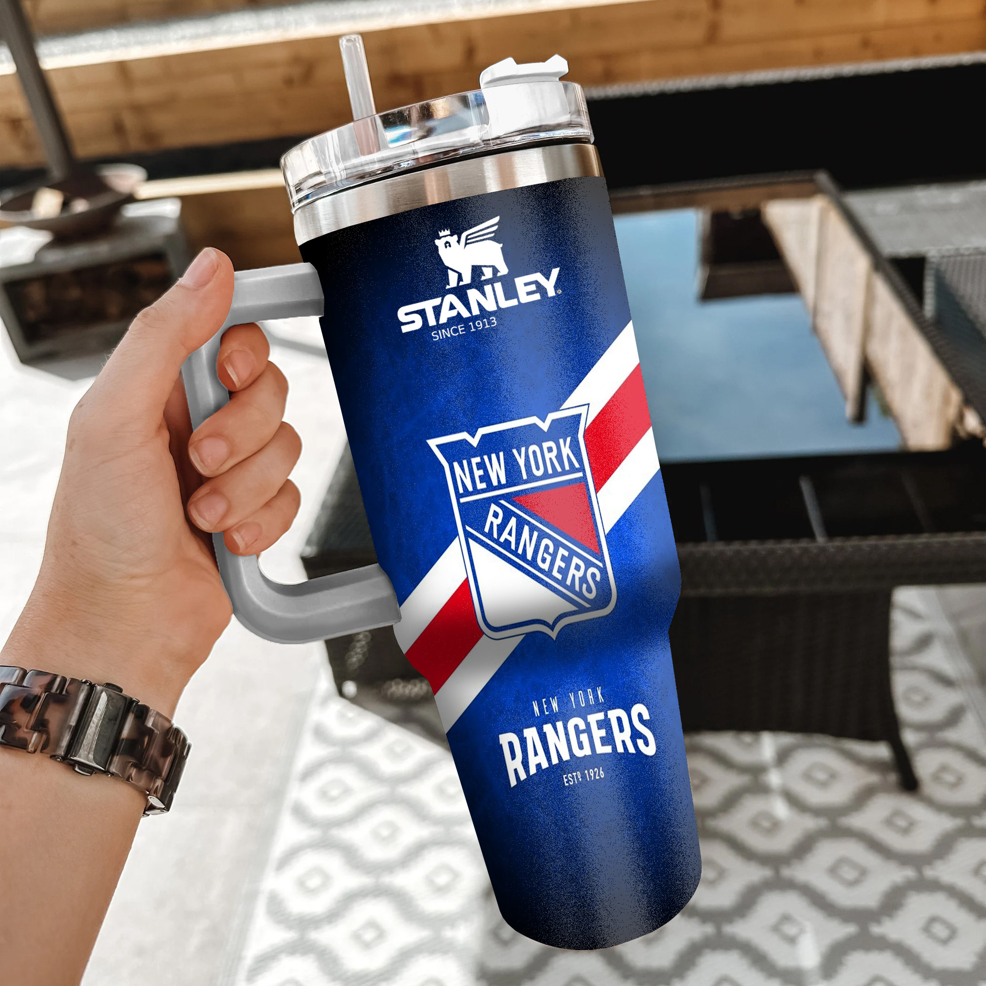 NHL New York Rangers Custom Stanley Cup 40 oz 30 oz Tumbler With Handle