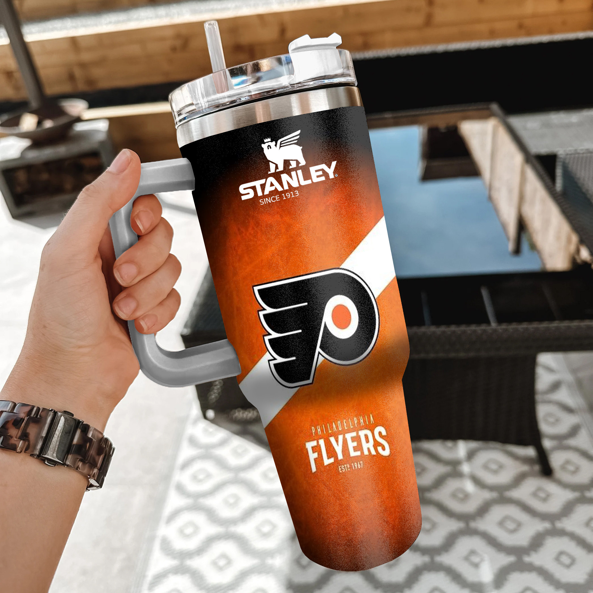 NHL Philadelphia Flyers Custom Stanley Cup 40 oz 30 oz Tumbler With Handle