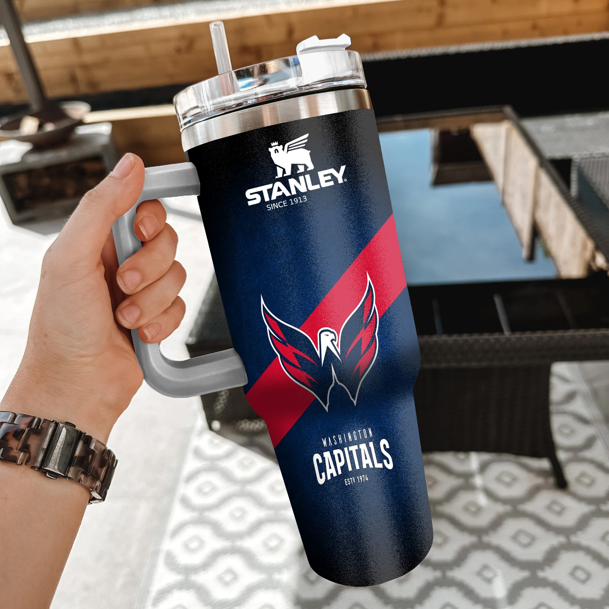 NHL Washington Capitals Custom Stanley Cup 40 oz 30 oz Tumbler With Handle