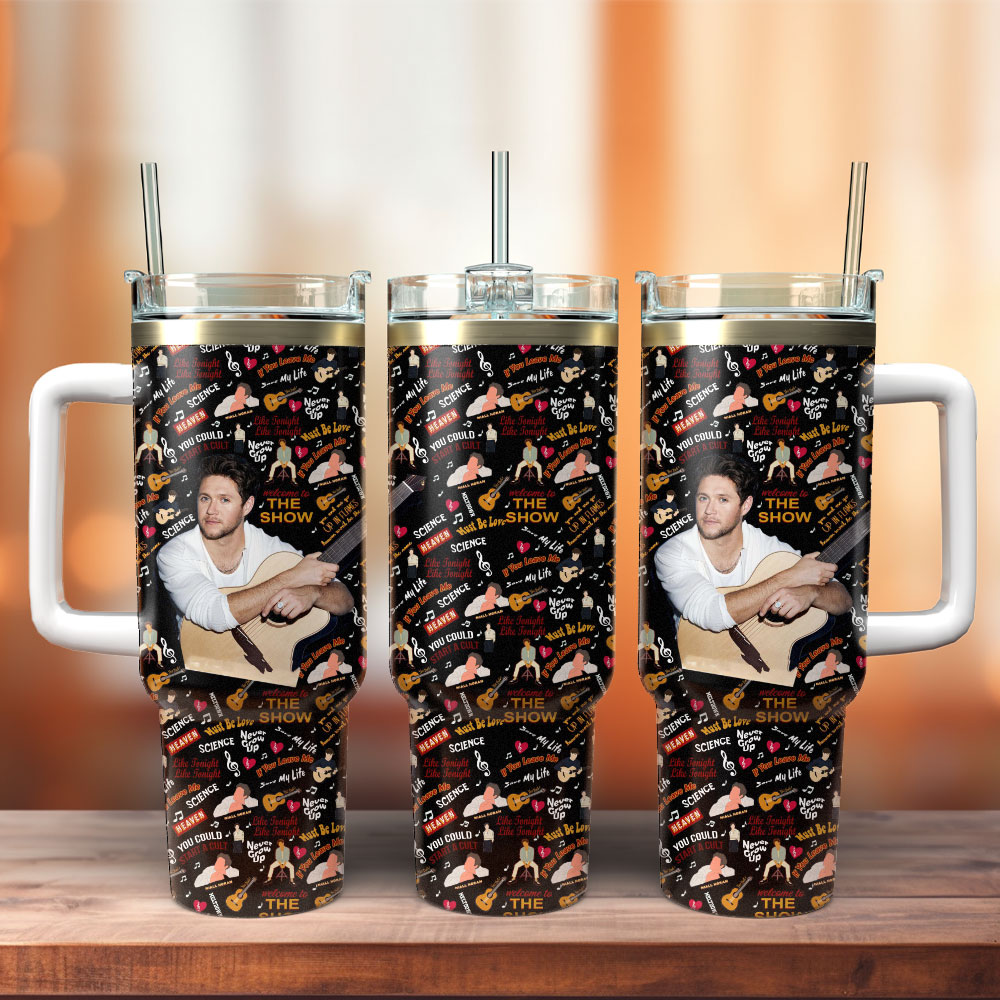 Niall Horan One Direction Band Music Custom Stanley Cup 40 oz 30 oz Tumbler With Handle