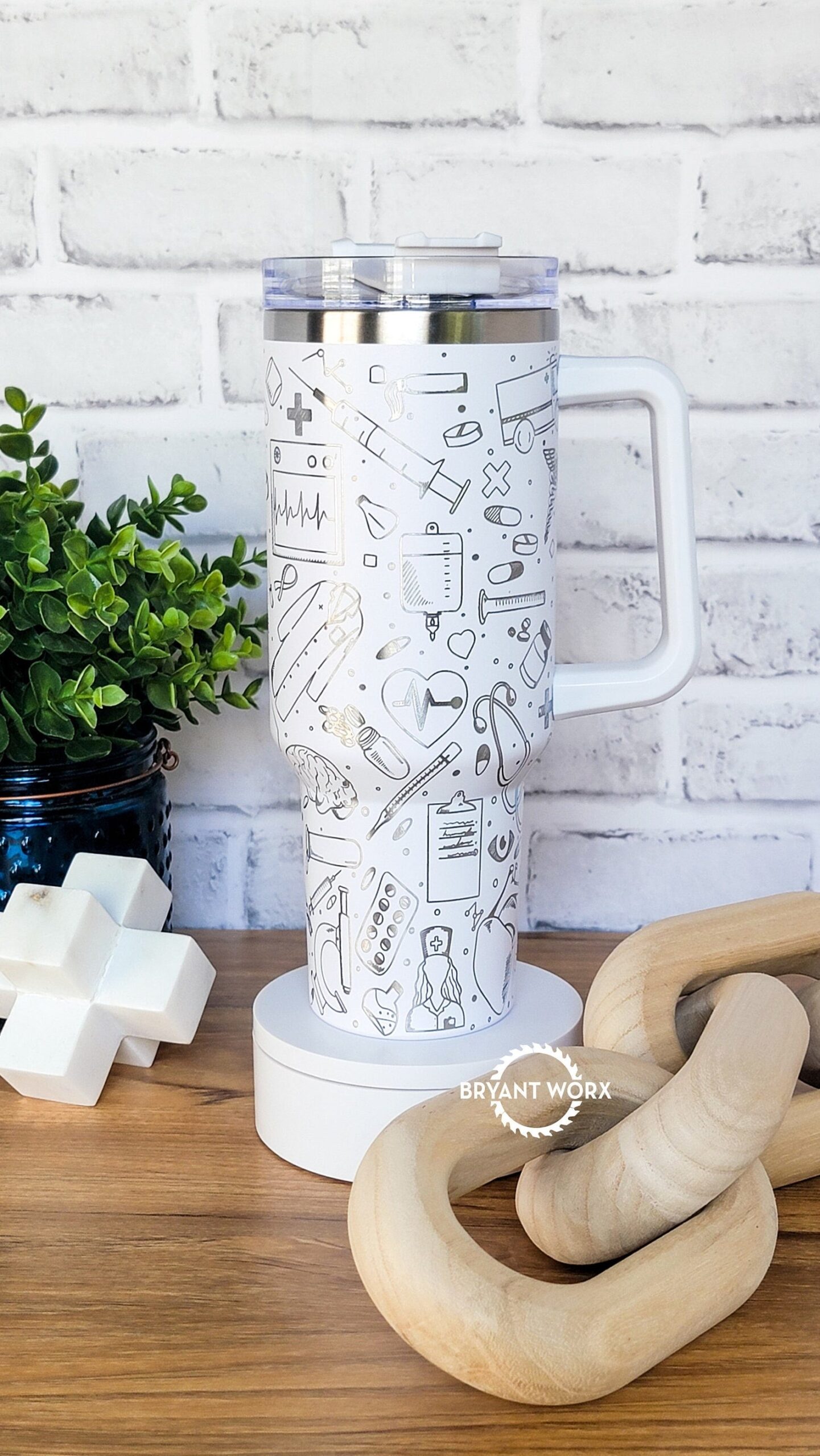 Nurse Life Custom Stanley Cup 40 oz 30 oz Tumbler With Handle