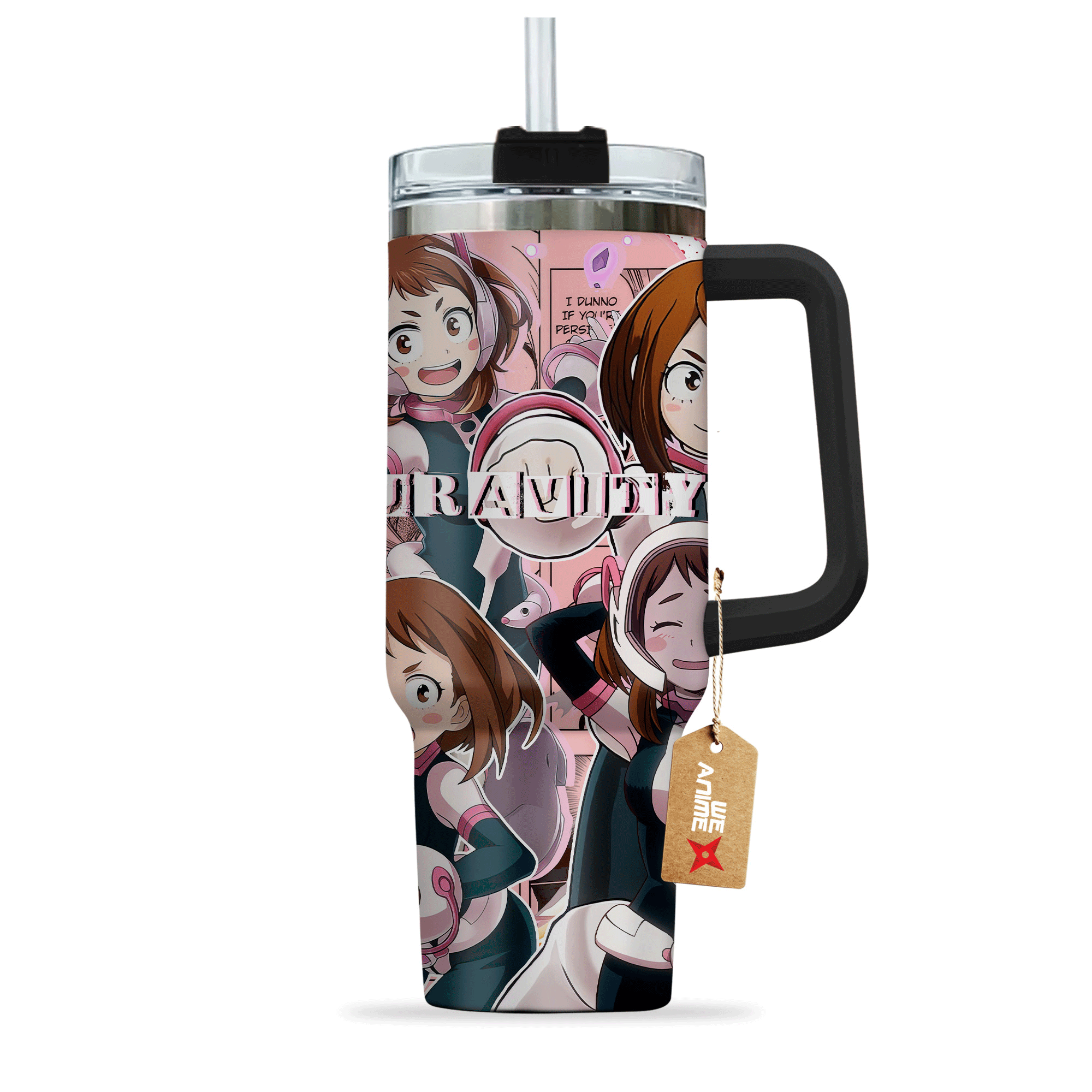 Ochako Uraraka Uravity Boku no Hero Academia Anime Custom Stanley Cup 40 oz 30 oz Tumbler With Handle