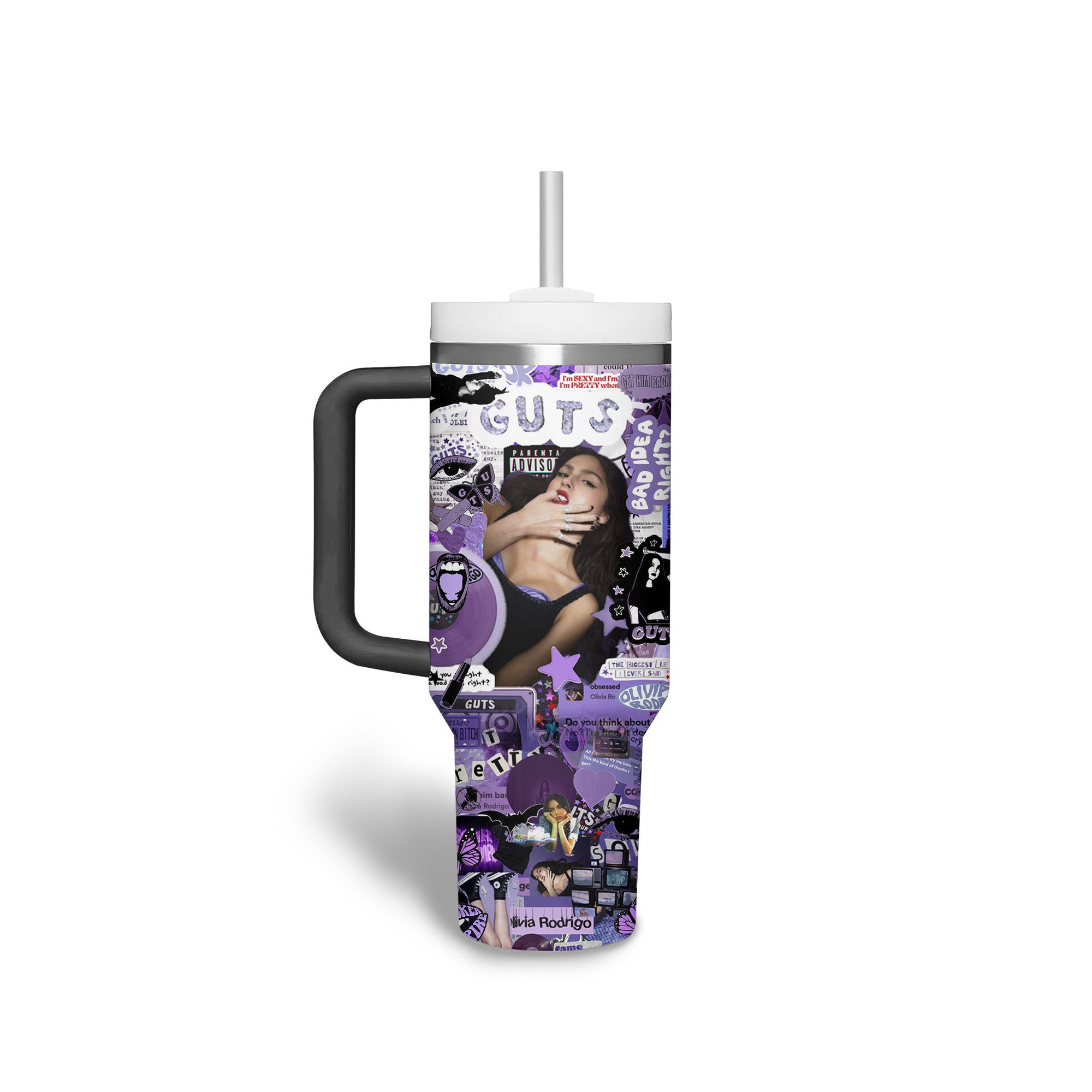 Olivia Rodrigo Music Custom Stanley Cup 40 oz 30 oz Tumbler With Handle