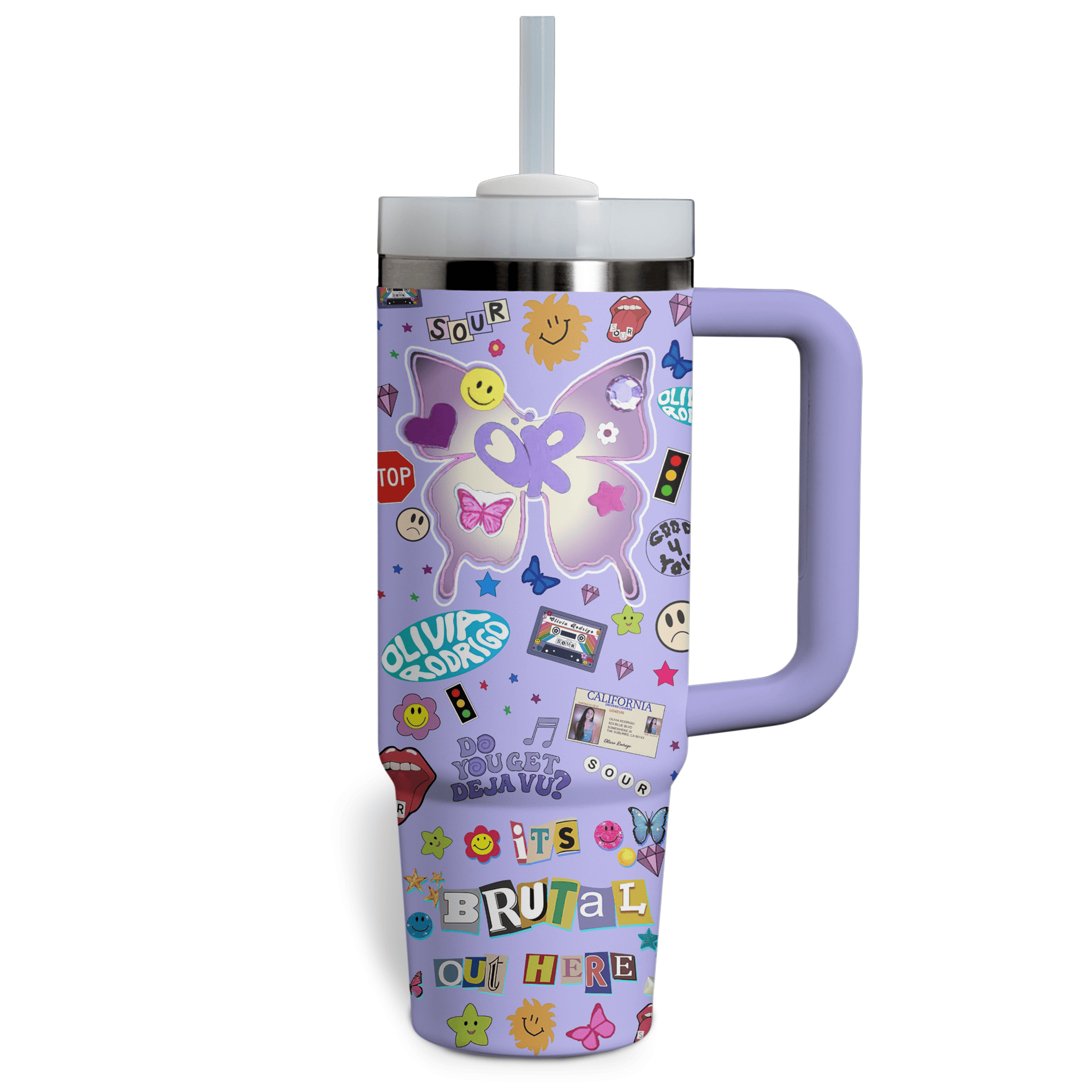 Olivia Rodrigo Music Custom Stanley Cup 40 oz 30 oz Tumbler With Handle