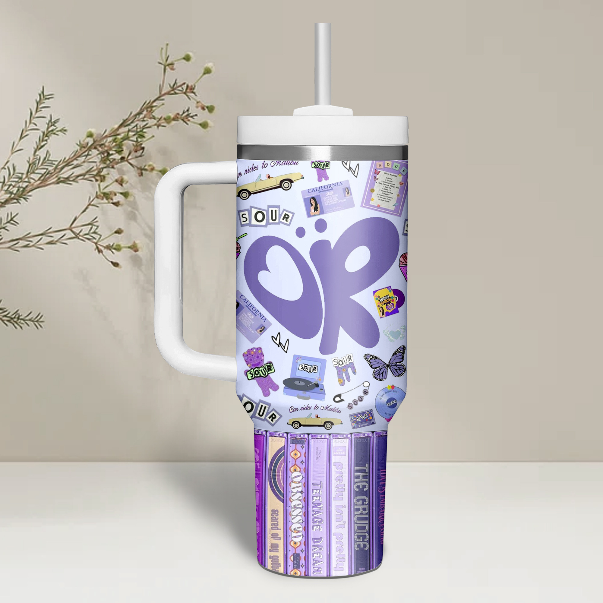 Olivia Rodrigo Music Custom Stanley Cup 40 oz 30 oz Tumbler With Handle