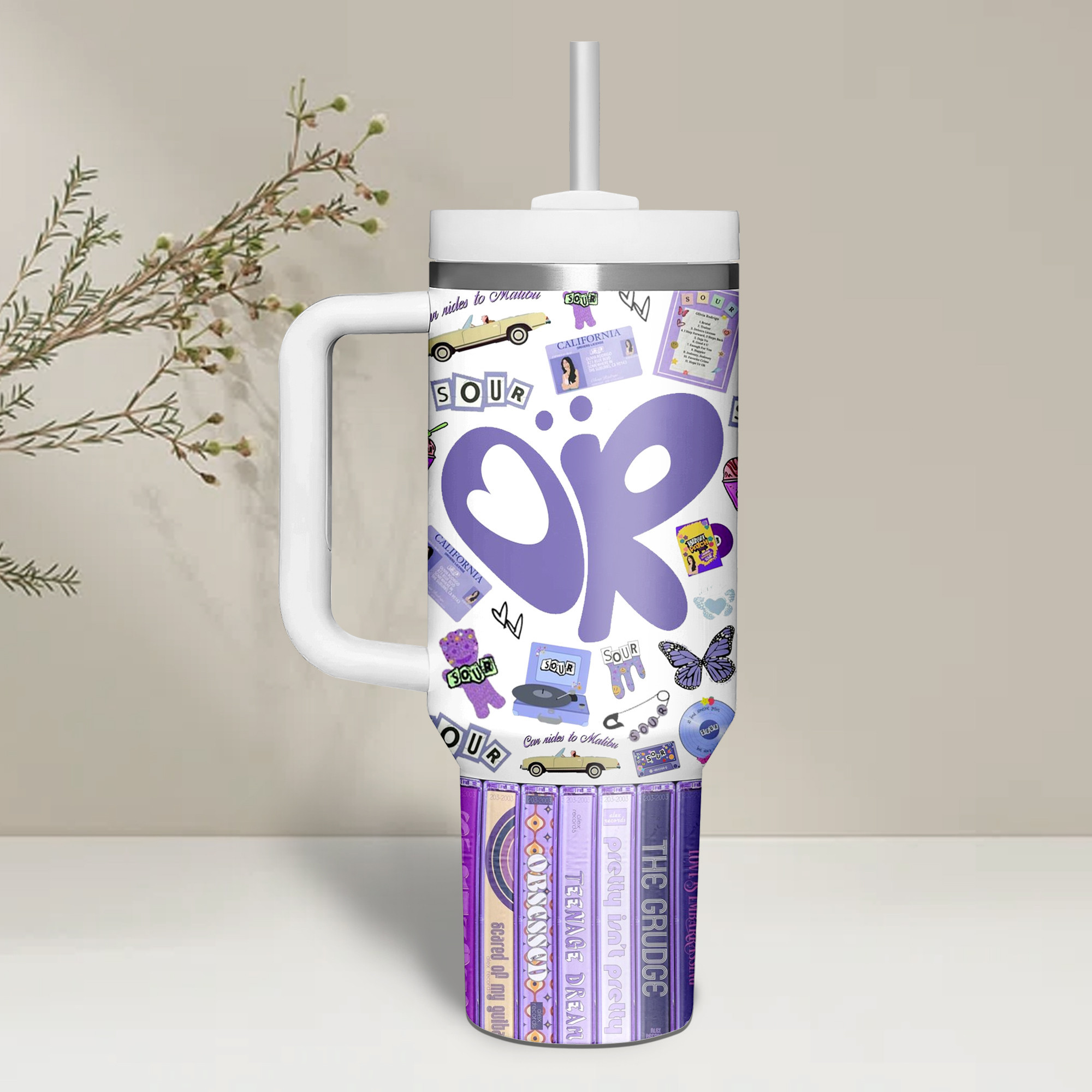 Olivia Rodrigo Music Custom Stanley Cup 40 oz 30 oz Tumbler With Handle