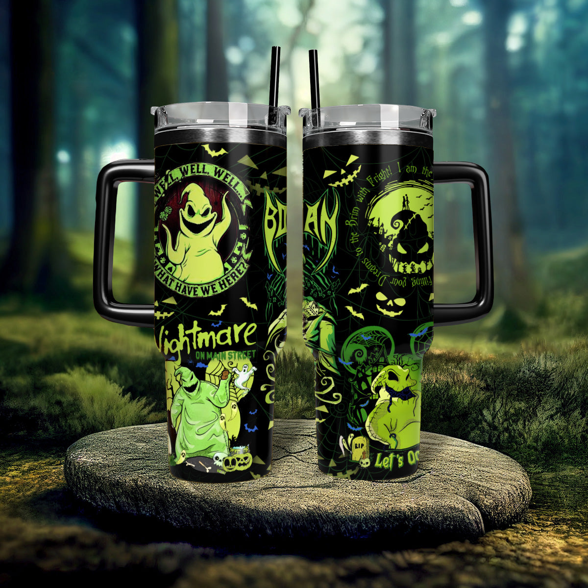 Oogie Boogie The Nightmare Before Christmas Movies Custom Stanley Cup 40 oz 30 oz Tumbler With Handle
