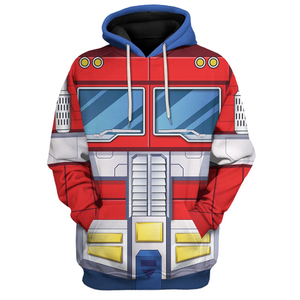 Op timus Prime Costume Cosplay Hoodie Tracksuit - Stormmerch Exclusive