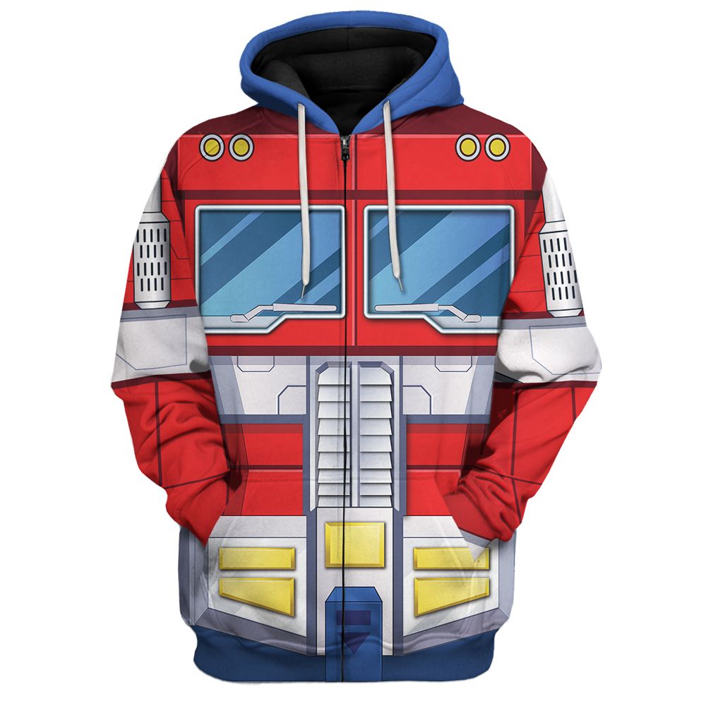 Op timus Prime Costume Cosplay Hoodie Tracksuit - Stormmerch Exclusive