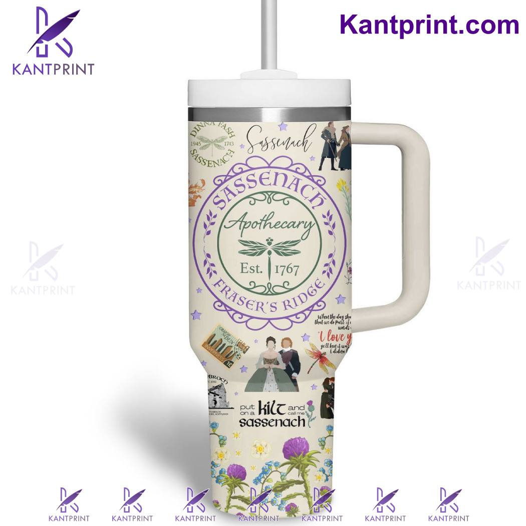 Outlander Sassenach Movies Custom Stanley Cup 40 oz 30 oz Tumbler With Handle