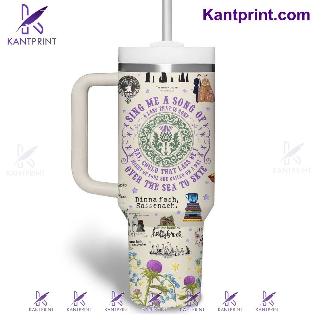 Outlander Sassenach Movies Custom Stanley Cup 40 oz 30 oz Tumbler With Handle