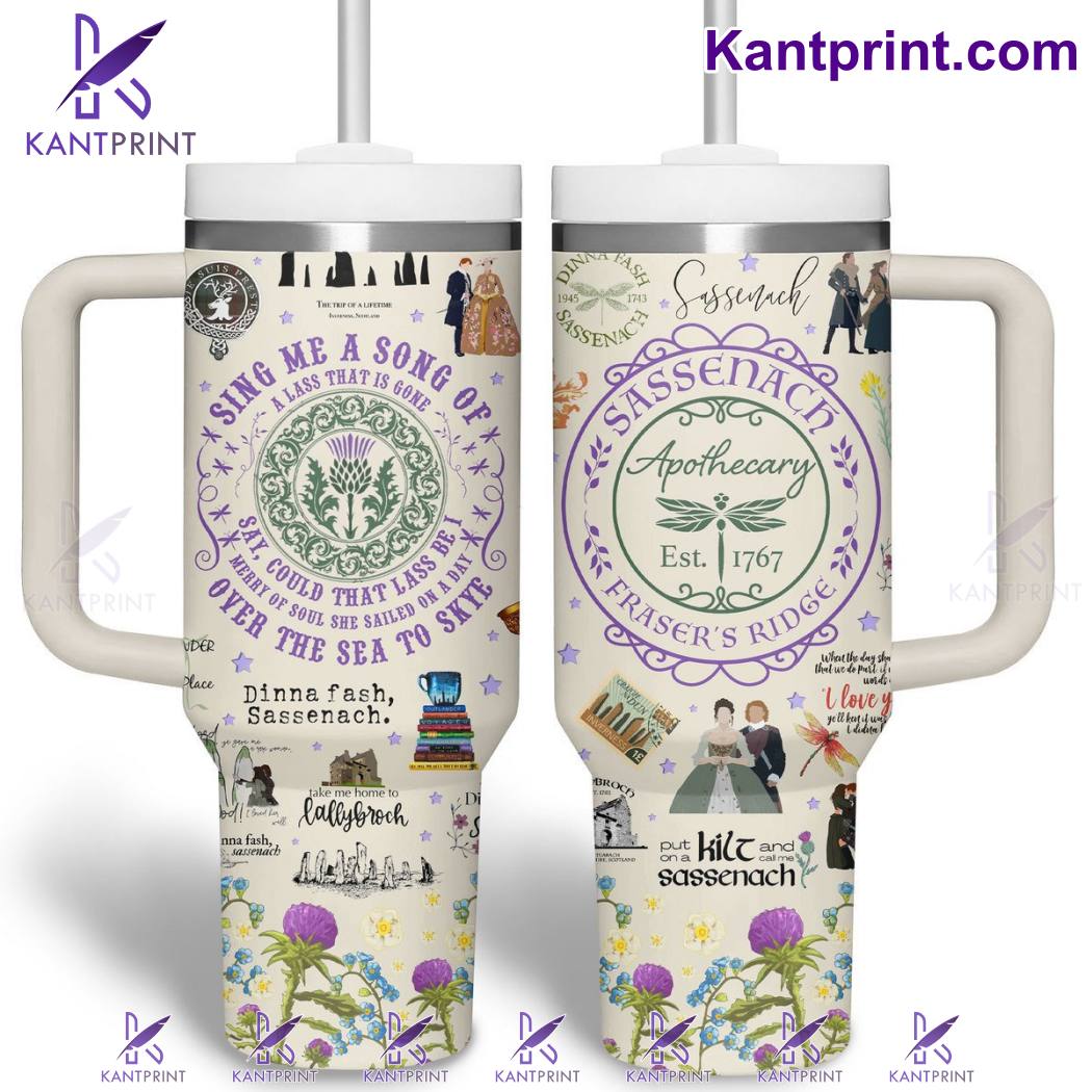 Outlander Sassenach Movies Custom Stanley Cup 40 oz 30 oz Tumbler With Handle