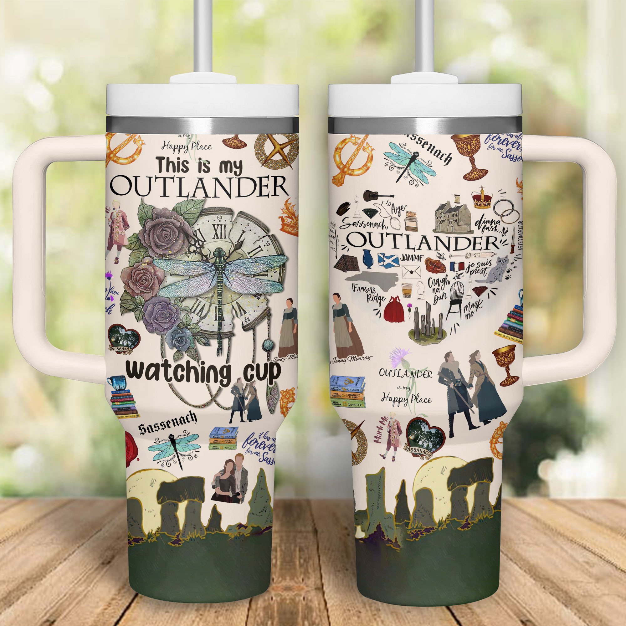 Outlander TV Series Custom Stanley Cup 40 oz 30 oz Tumbler With Handle