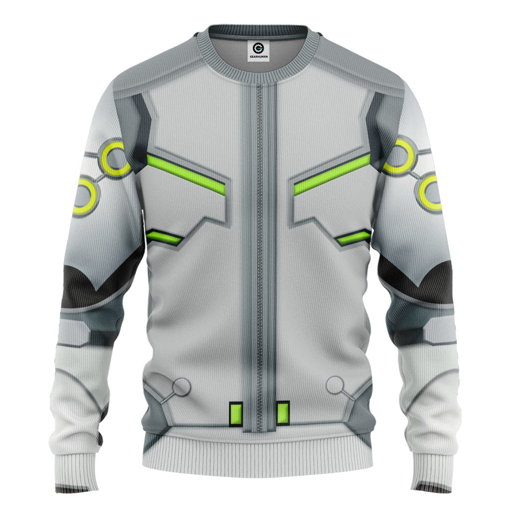 Overwatch 2 Genji Costume Hoodie Sweatshirt T-Shirt Sweatpants Tracksuit - Stormmerch Exclusive