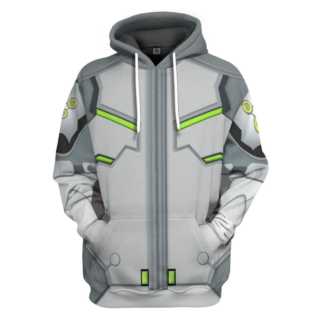 Overwatch 2 Genji Costume Hoodie Sweatshirt T-Shirt Sweatpants Tracksuit - Stormmerch Exclusive