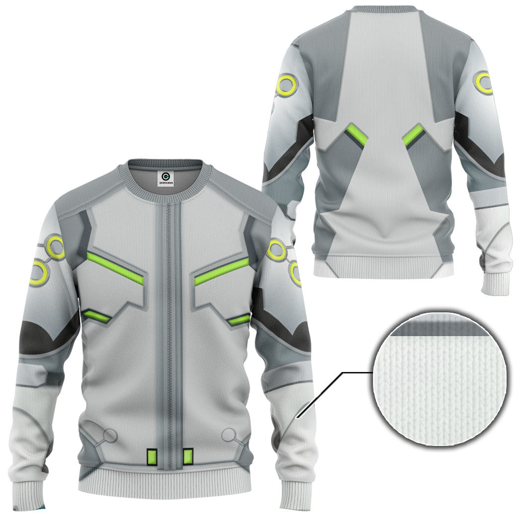 Overwatch 2 Genji Costume Hoodie Sweatshirt T-Shirt Sweatpants Tracksuit - Stormmerch Exclusive