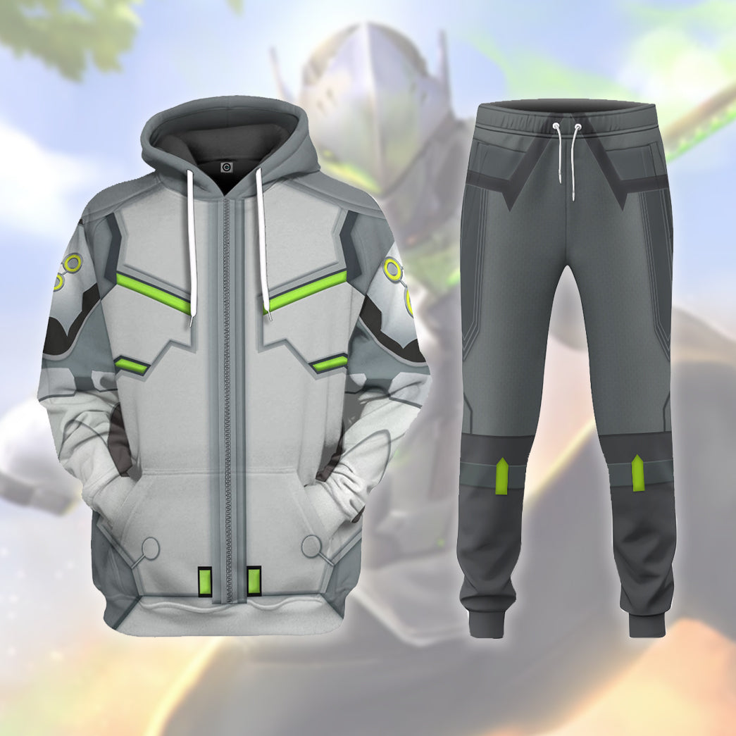Overwatch 2 Genji Costume Hoodie Sweatshirt T-Shirt Sweatpants Tracksuit - Stormmerch Exclusive