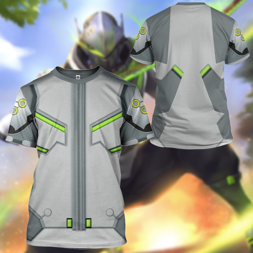 Overwatch 2 Genji Costume Hoodie Sweatshirt T-Shirt Sweatpants Tracksuit - Stormmerch Exclusive