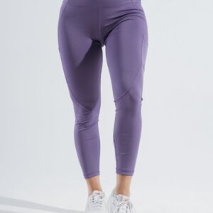 Paisley Purple Crucial Basic Gym Sport Workout Leggings