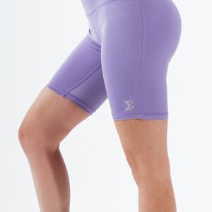 Paisley Purple Sport Biker Shorts