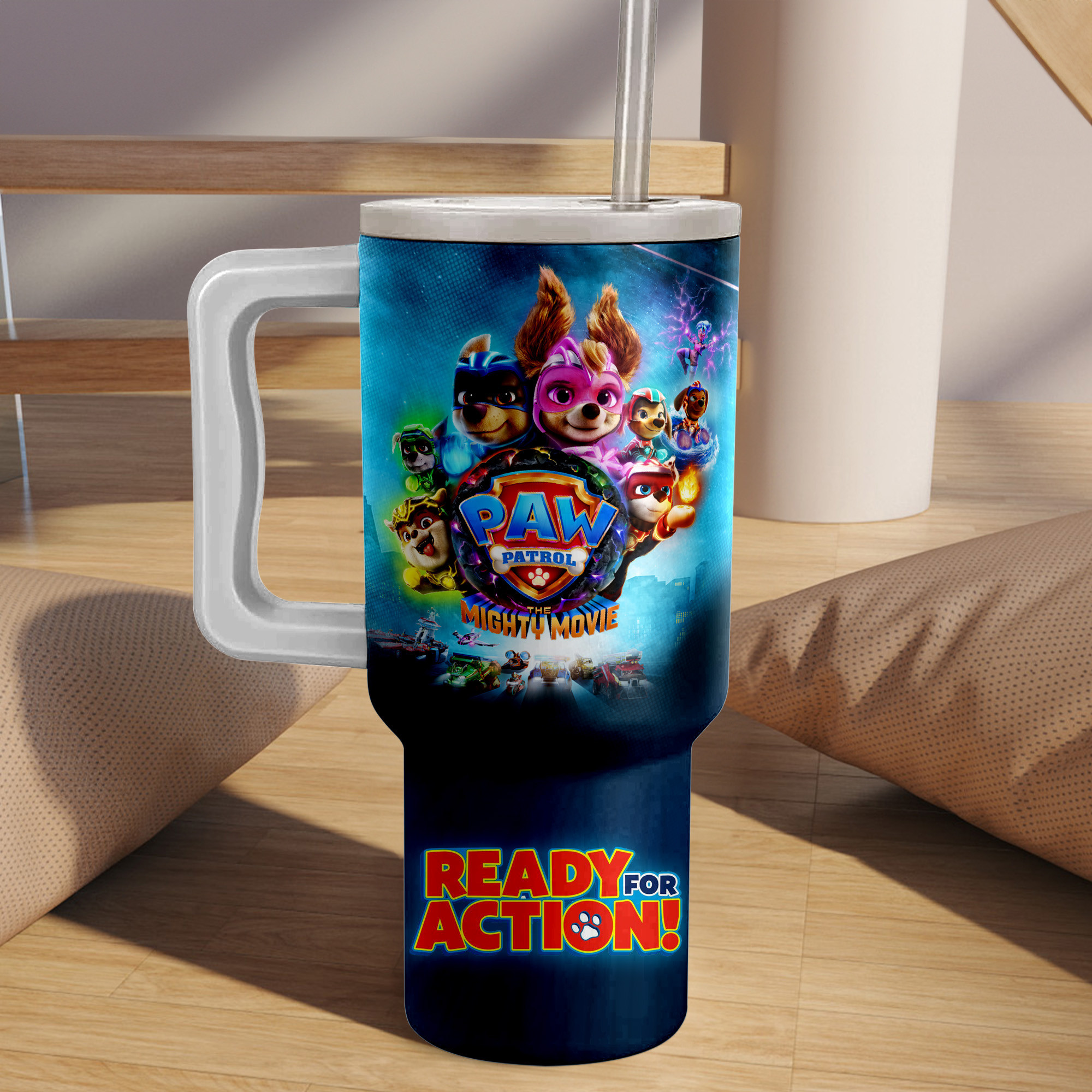 Paw Patrol Cartoon Custom Stanley Cup 40 oz 30 oz Tumbler With Handle