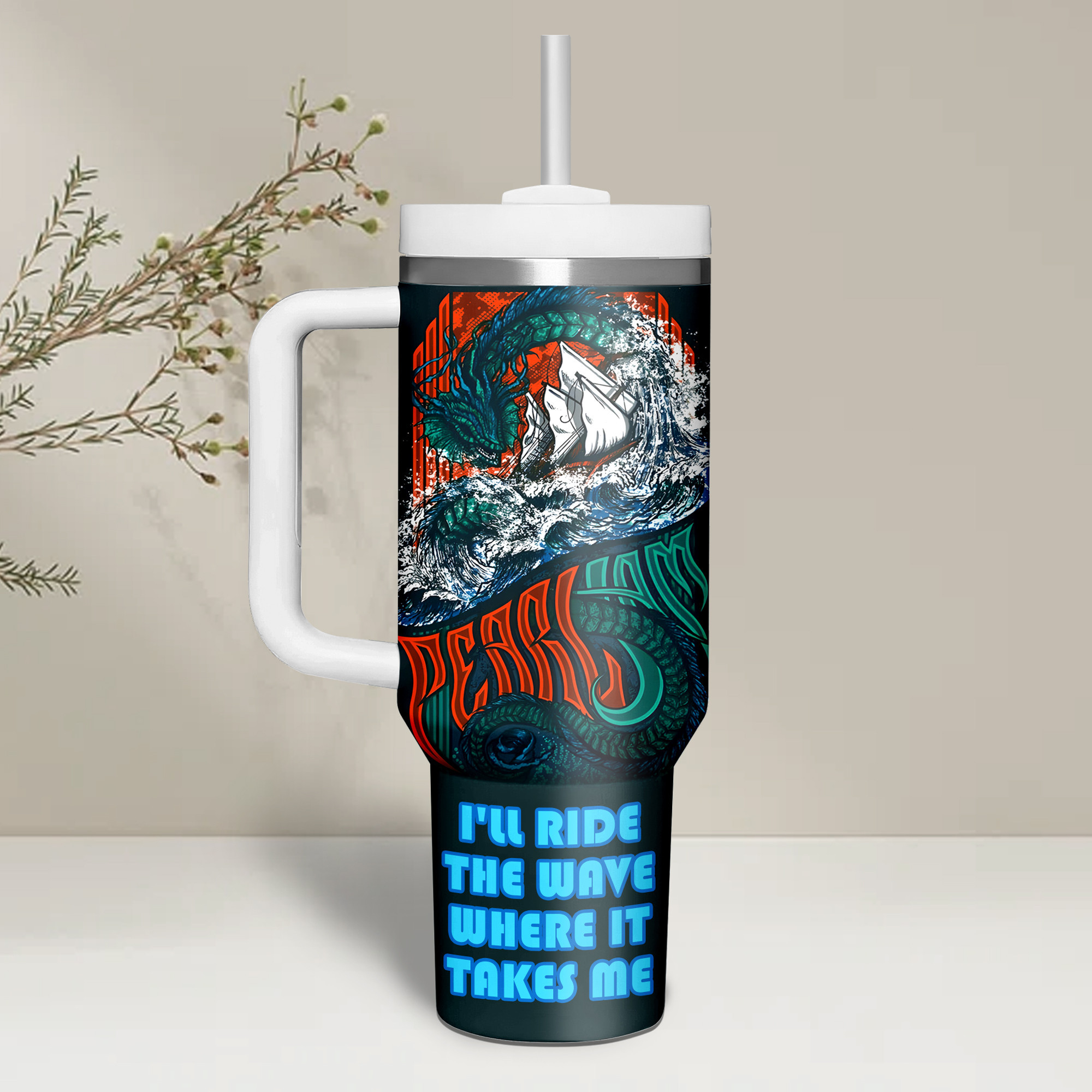 Pearl Jam Music Custom Stanley Cup 40 oz 30 oz Tumbler With Handle