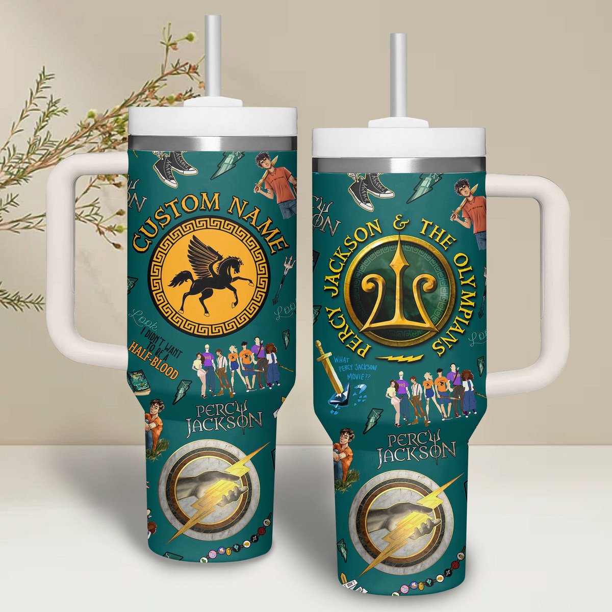 Percy Jackson Movies Custom Stanley Cup 40 oz 30 oz Tumbler With Handle