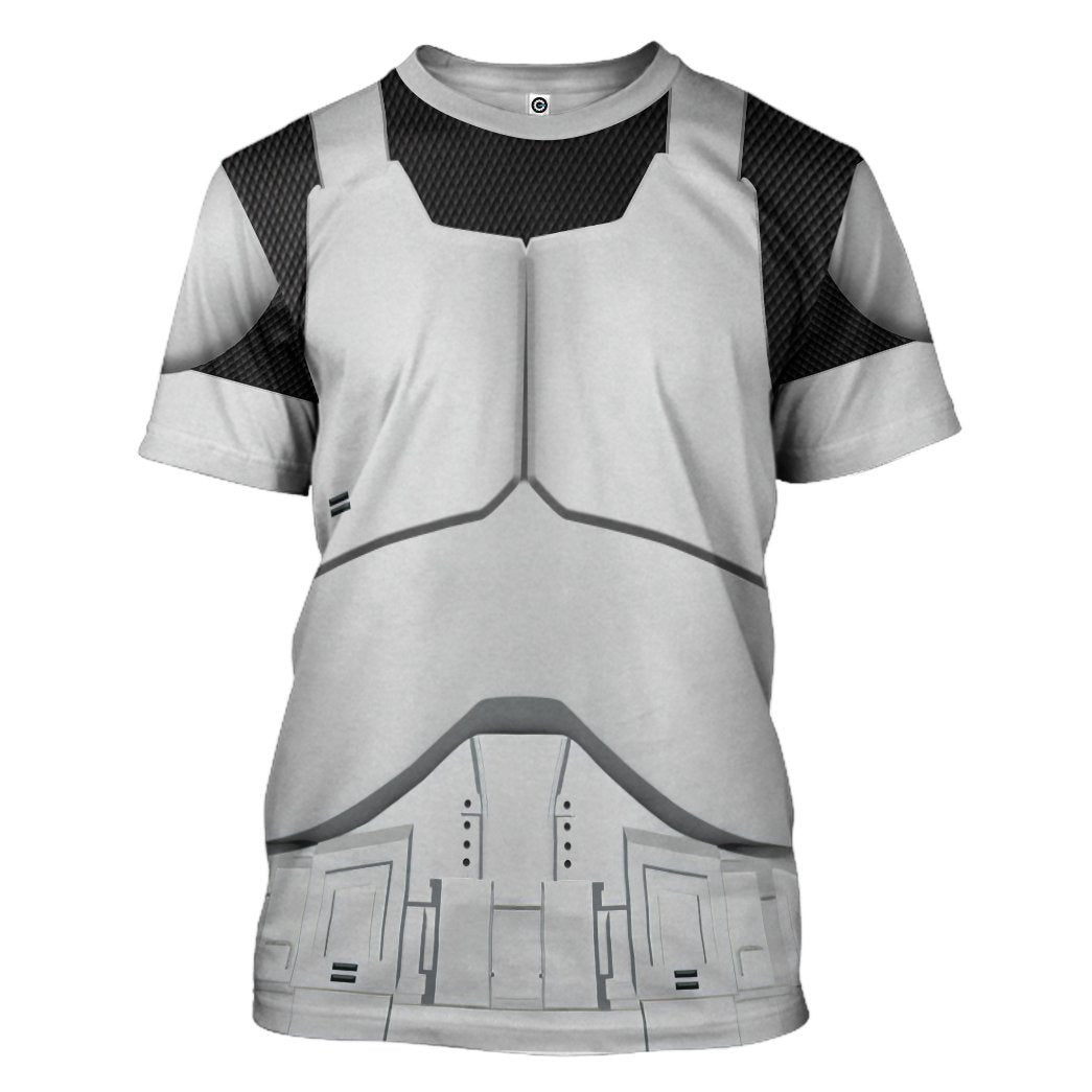 Phase 1 Clone Trooper Costume Hoodie Sweatshirt T-Shirt Sweatpants Tracksuit - Stormmerch Exclusive