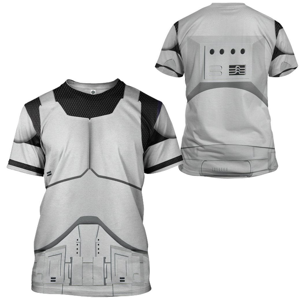 Phase 1 Clone Trooper Costume Hoodie Sweatshirt T-Shirt Sweatpants Tracksuit - Stormmerch Exclusive