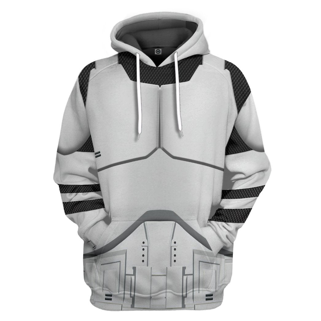 Phase 1 Clone Trooper Costume Hoodie Sweatshirt T-Shirt Sweatpants Tracksuit - Stormmerch Exclusive