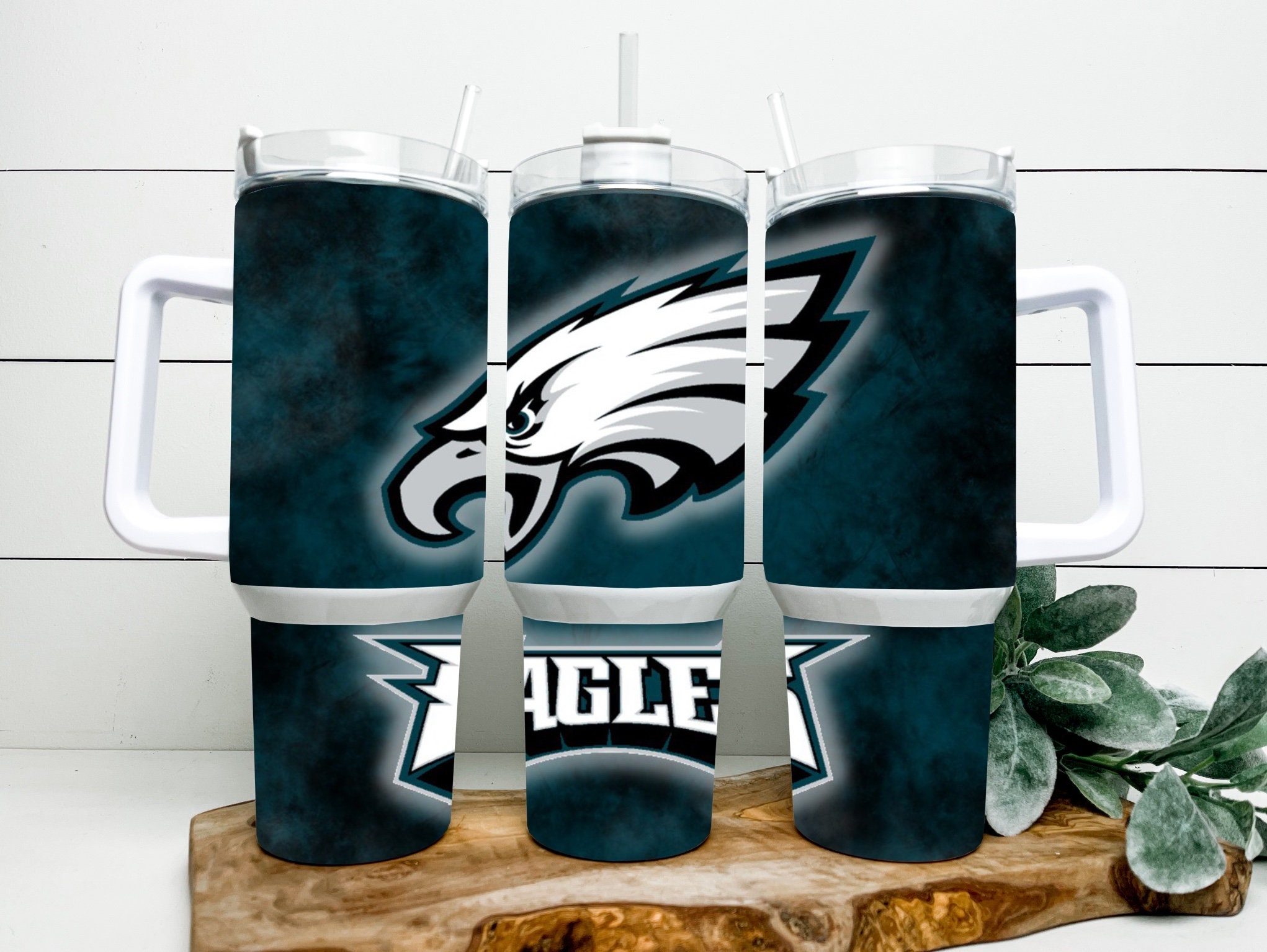 Philadelphia Eagles NFL Custom Stanley Cup 40 oz 30 oz Tumbler With Handle