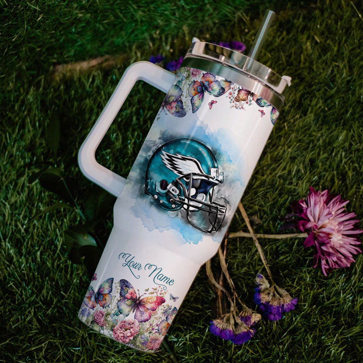 Philadelphia Eagles NFL Custom Stanley Cup 40 oz 30 oz Tumbler With Handle