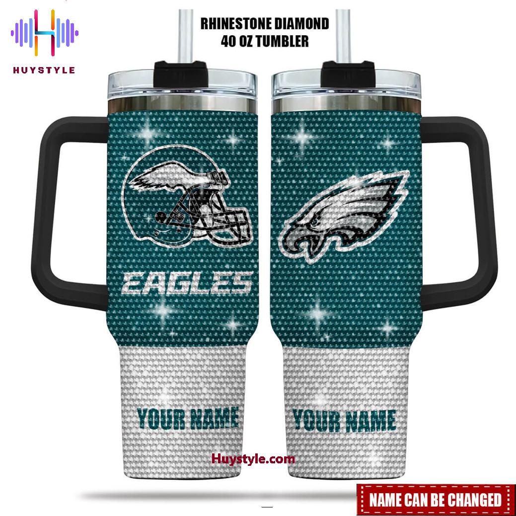 Philadelphia Eagles NFL Custom Stanley Cup 40 oz 30 oz Tumbler With Handle