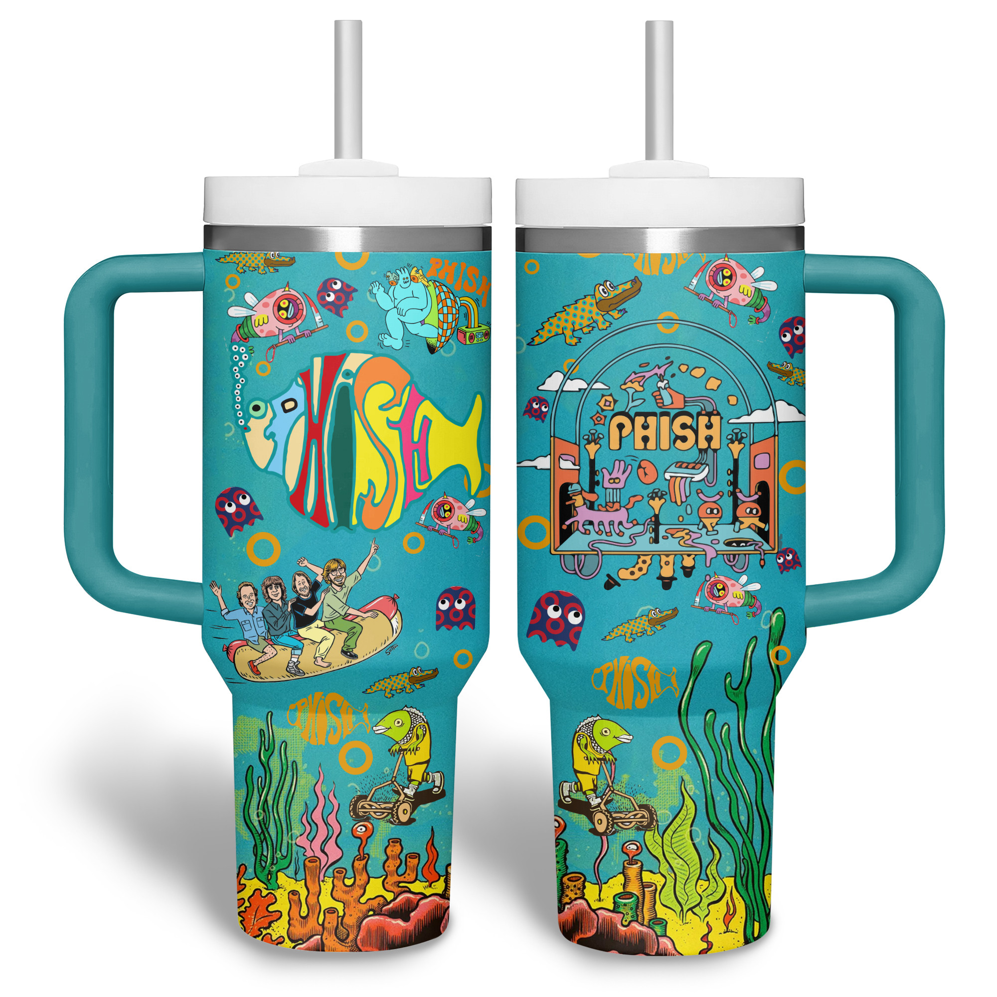 Phish mUsic Custom Stanley Cup 40 oz 30 oz Tumbler With Handle