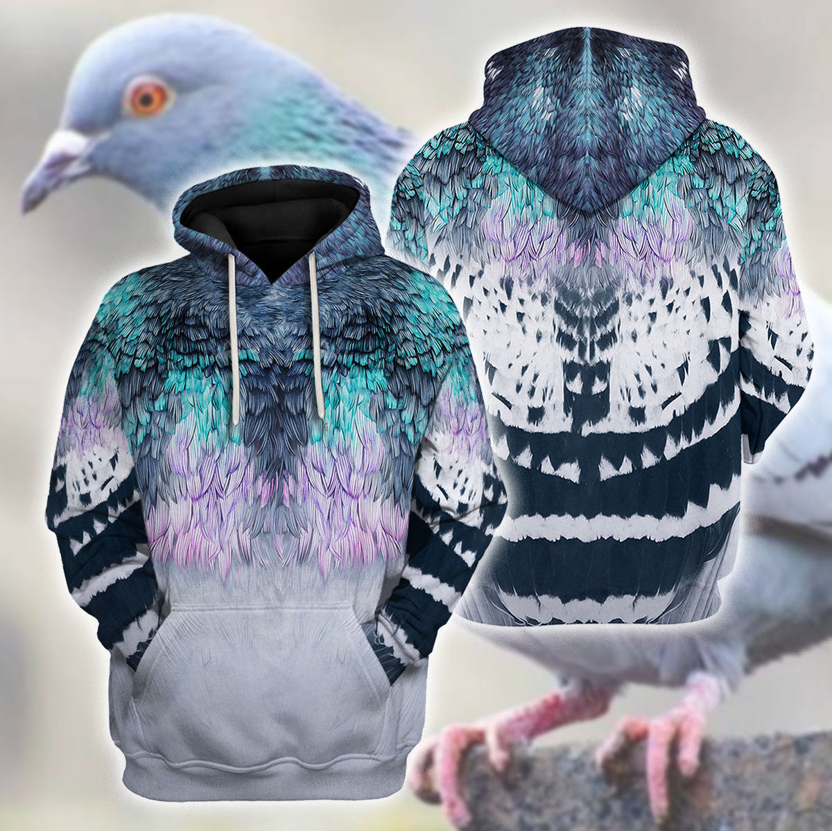 Pigeons Animal Cosplay T-shirt Hoodie Sweatpants Apparel - Stormmerch Exclusive