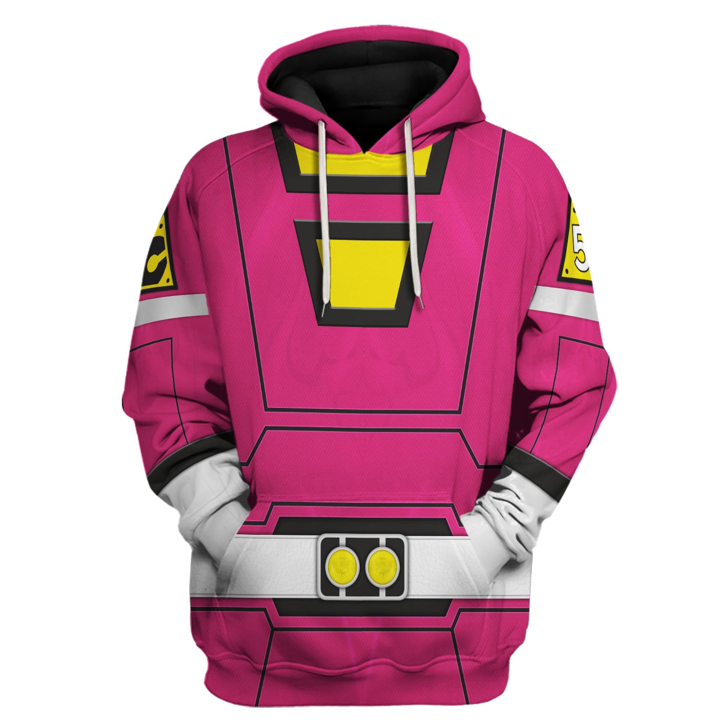 Pink Power Rangers Turbo Hoodies Sweatshirt T-shirt Hawaiian Tracksuit - Stormmerch Exclusive