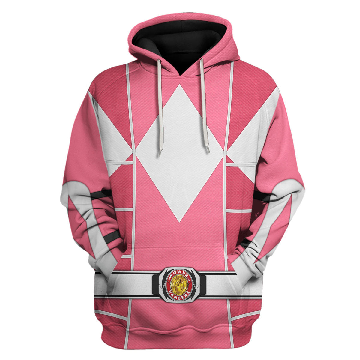 Pink Ranger Mighty Morphin Cosplay Hoodies Sweatshirt T-shirt Hawaiian - Stormmerch Exclusive