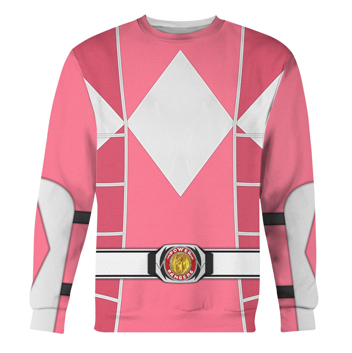 Pink Ranger Mighty Morphin Cosplay Hoodies Sweatshirt T-shirt Hawaiian - Stormmerch Exclusive