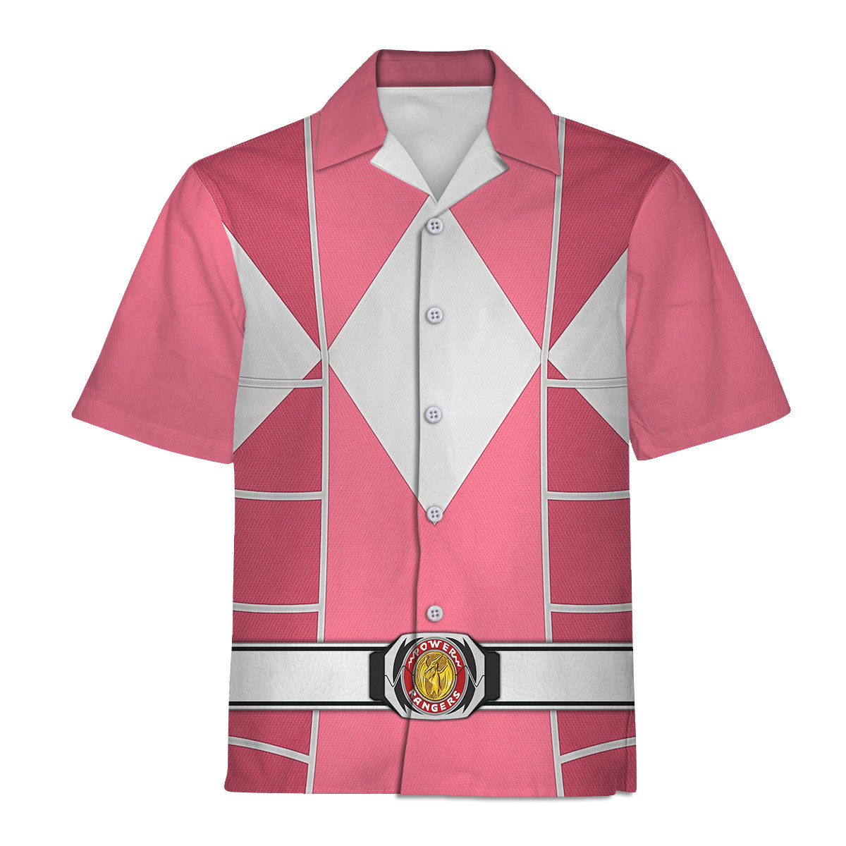 Pink Ranger Mighty Morphin Cosplay Hoodies Sweatshirt T-shirt Hawaiian - Stormmerch Exclusive